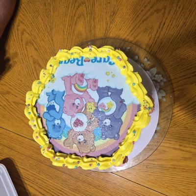 8" Custom 1 Teir Cake With Edible Image