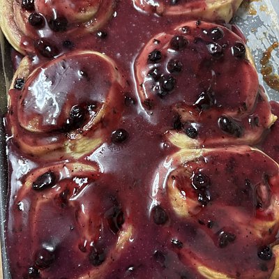 Blueberry Cinnamon Rolls