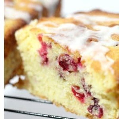 Cranberry Orange Pound Cake 