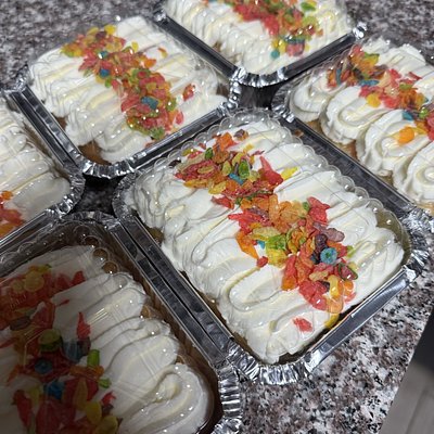 Small Fruity Pebble Tres Leches