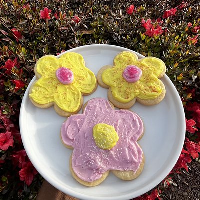 Flower Shortbread Cookies