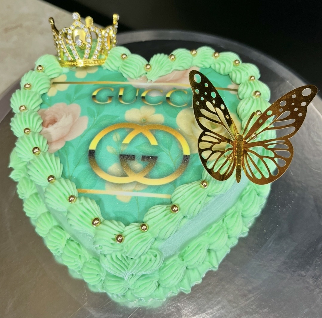 6in Designer Theme Cake (1 layer)