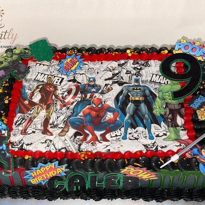 Quarter Sheet Cake 2 Full Layer 