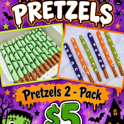 Halloween Pretzels (2 Packs)