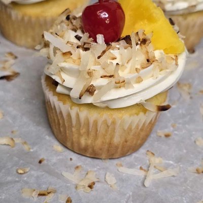 Pina Colada Cupcakes
