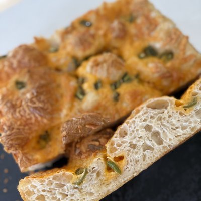 Cheddar Jalapeño Focaccia 9x13