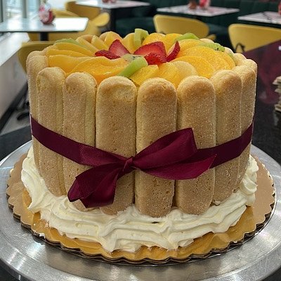 Whole Cake Basic Flavors Whip Cream 10 People
