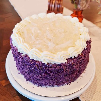 Ube Macapuno Cake