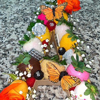 Custom Letter “A” Treat Box