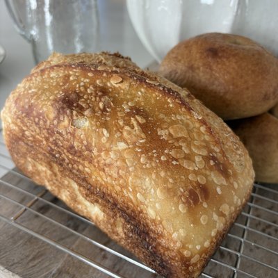 Plain Sourdough Loaf ( Sandwich Bread Loaf Style)
