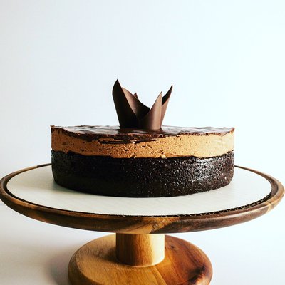 Triple Chocolate Mousse Cake 
