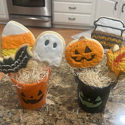Halloween Cookie Bouquet!