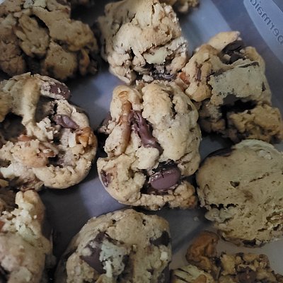 Brown Butter Bourbon Cookies