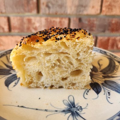 Black Garlic Sourdough Focaccia 