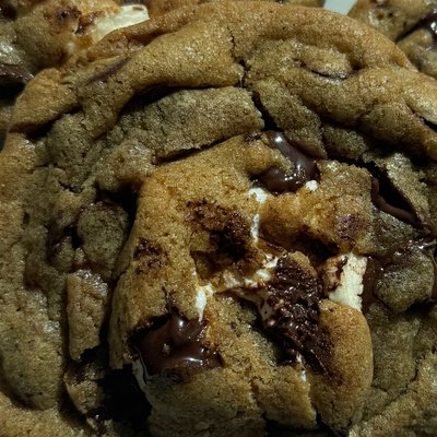 Brown Butter Chocolate Chip Smores Cookie