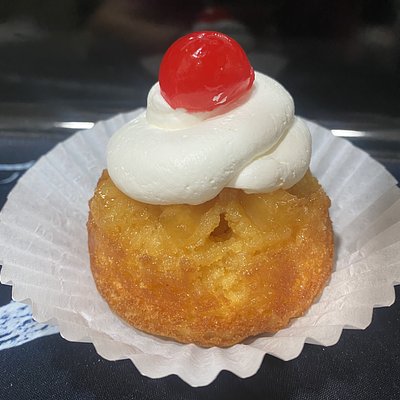 Pineapple Upside Down Cake Cupcake