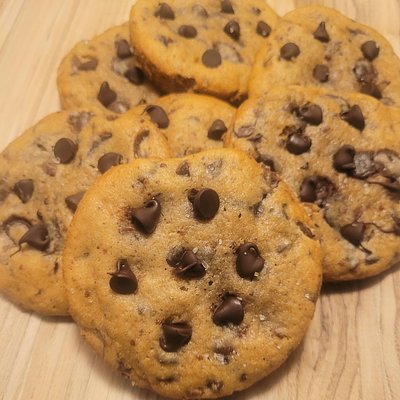 Sourdough Brown Butter Chocolate Chip Cookies 