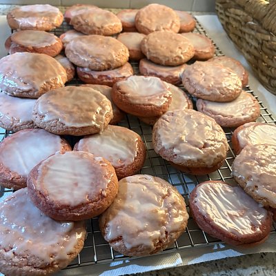 Strawberry cookies - one dozen 