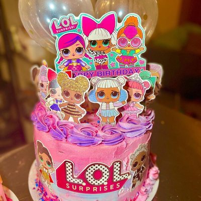 10 Inch Custom Cake With Custom Cake Topper