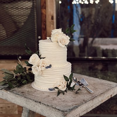 Custom Tiered Wedding Cake 