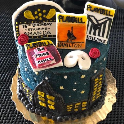 Custom 6” Round Cake Feeds 8