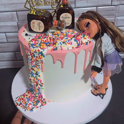 Drunk Barbie Cake 