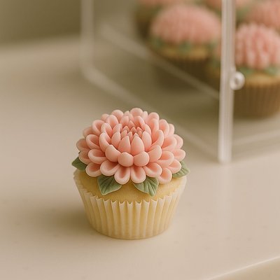 Floral Mini Cupcakes (12)