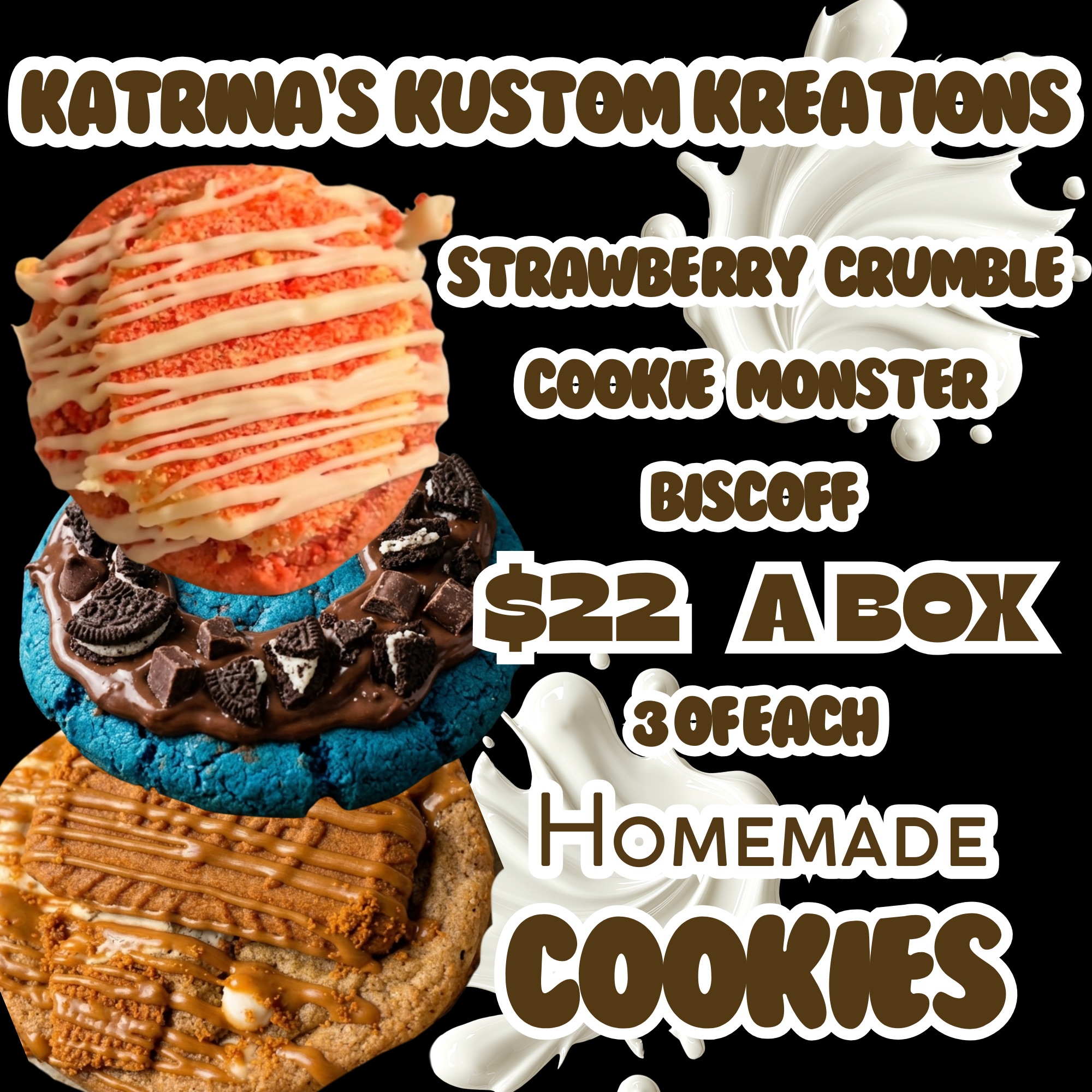 Variety Flavor Cookies