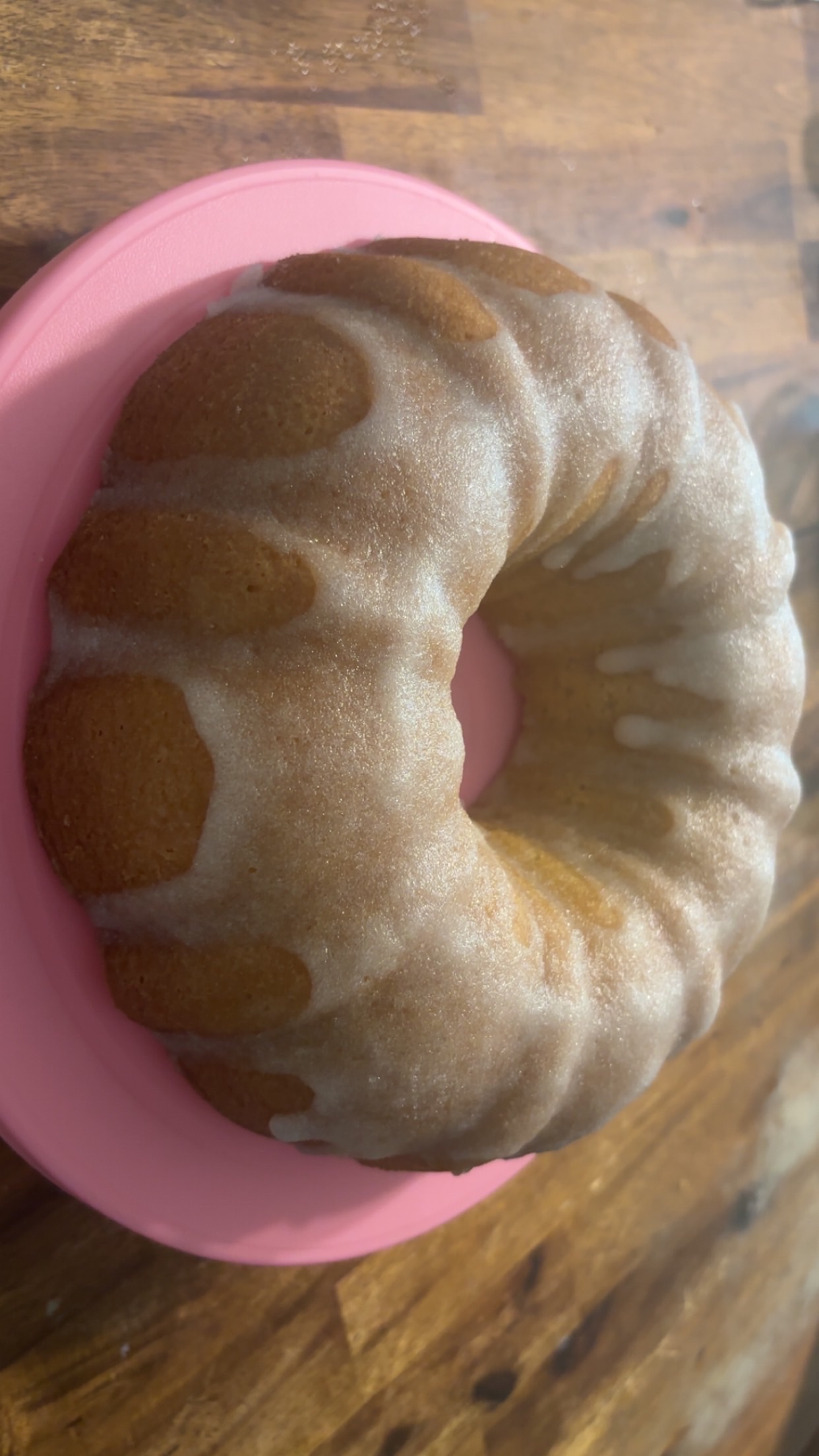 Pound Cake With Vanilla Glaze 🤍🫶🤍