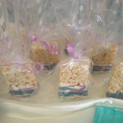 Dipped Rice Crispy Treats