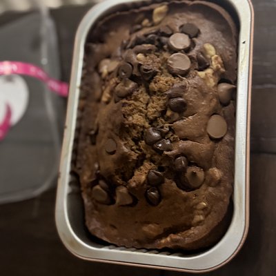 Sourdough Chocolate Chip Walnut Banana Bread 