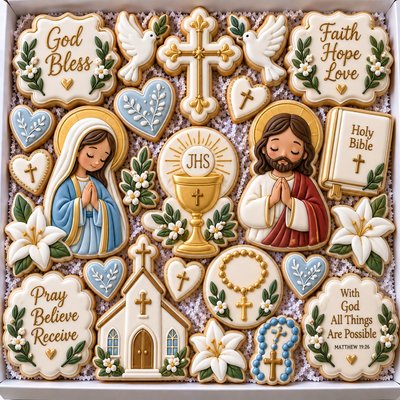 Catholic Custom Design Cookie