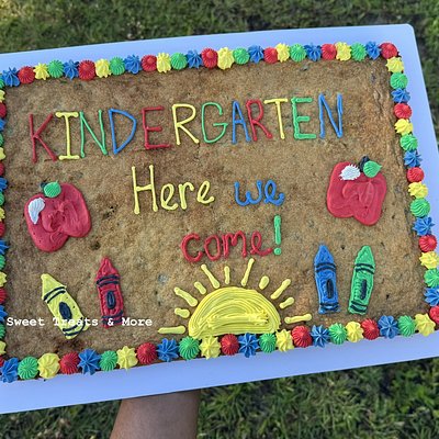 Large Rectangle Cookie Cake - Half Sheet