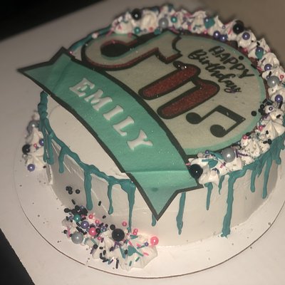 10 IN Cake Serves Approximately 40-50