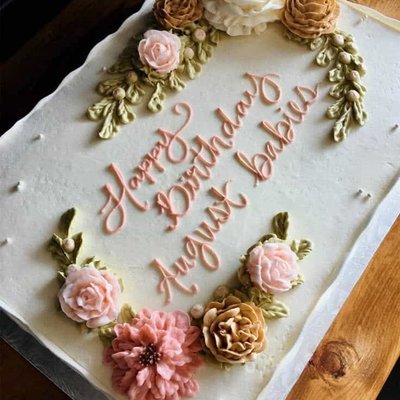 1/2 Sheet Cake