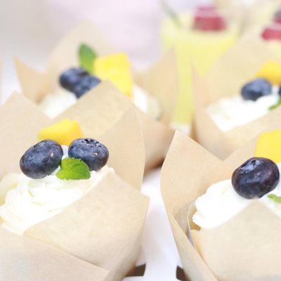 Fresh Fruits Cupcakes