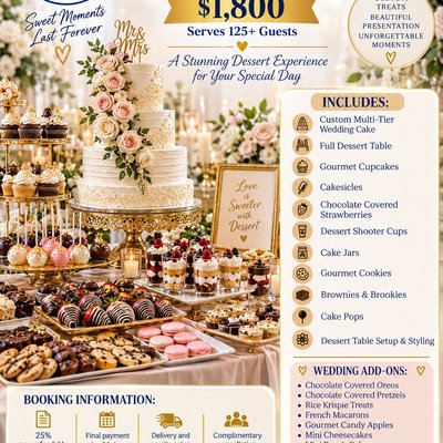 Luxury Wedding Dessert Experience