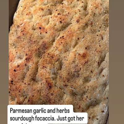 Parmesan Garlic And Herbs Focaccia