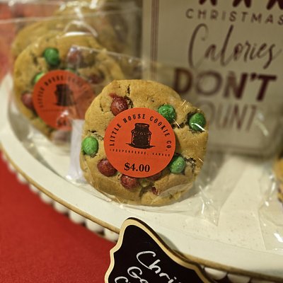 Christmas Game Day Chocolate Chip Cookie 