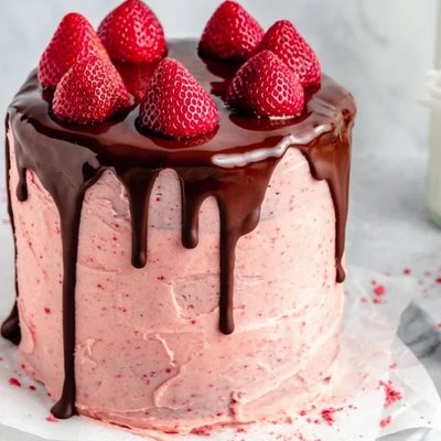 Chocolate Strawberry Cake