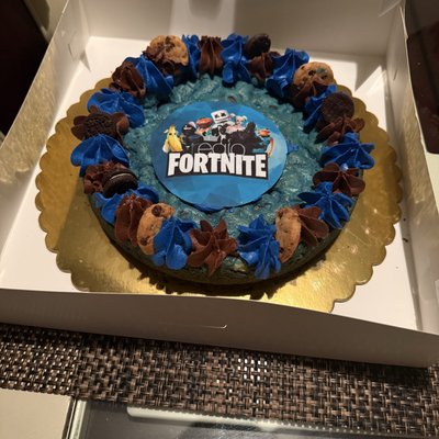 9 -inch cookie cake W/image
