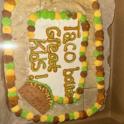 Cookie Cake 1/2 Sheet