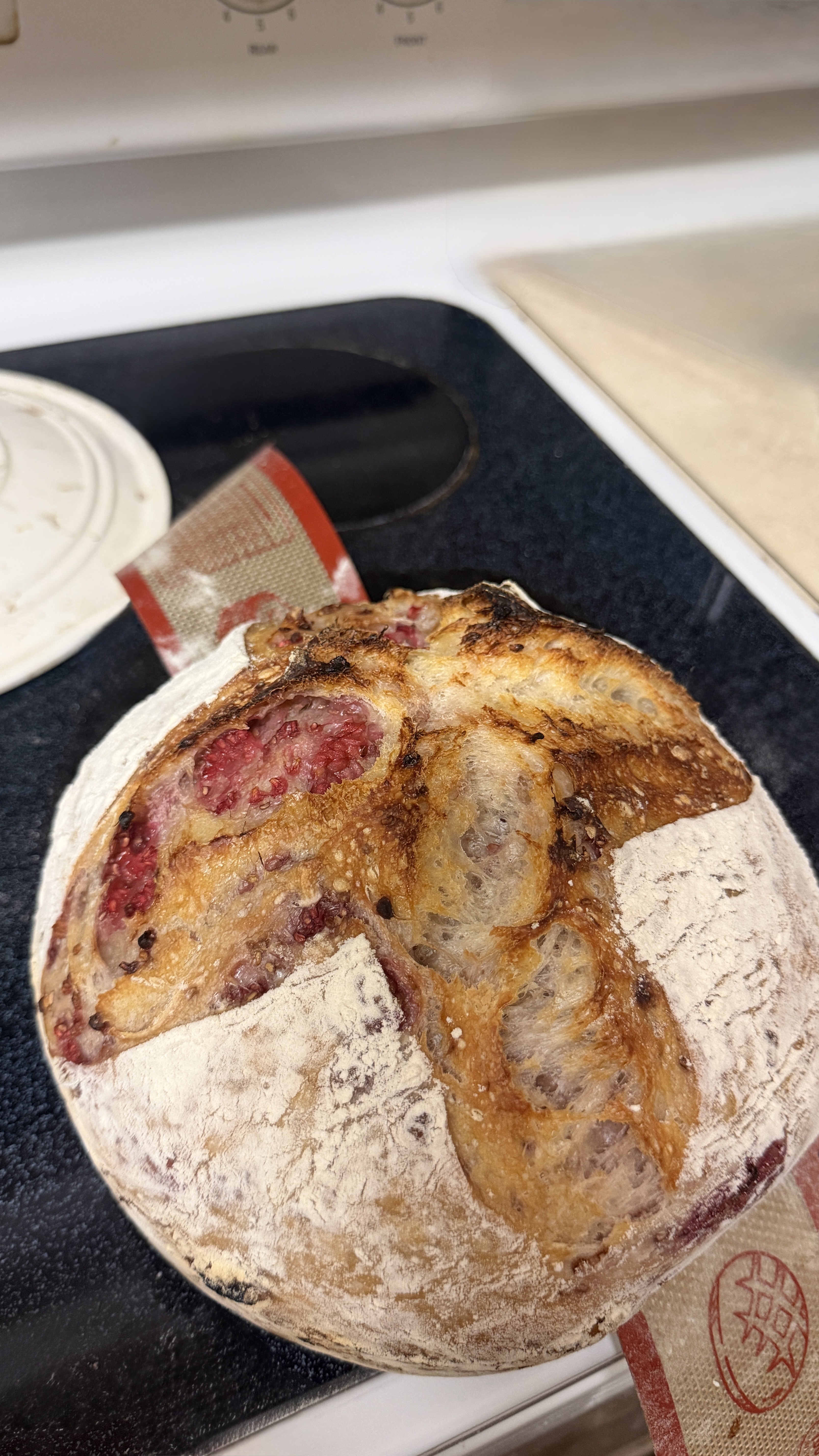 Raspberry Sourdough 