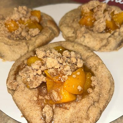 Peach Cobbler Cookies 