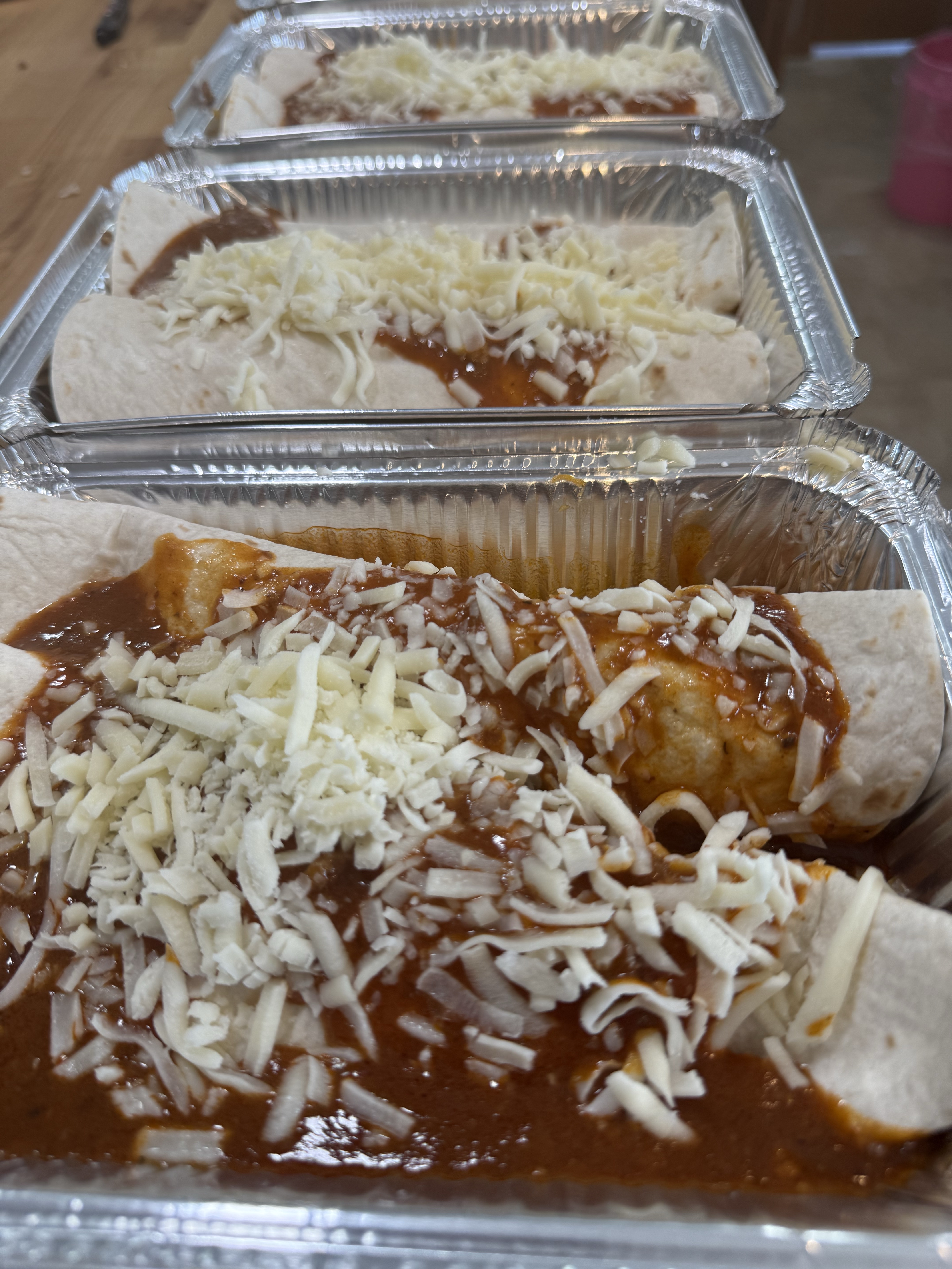 Beefy Enchiladas -frozen