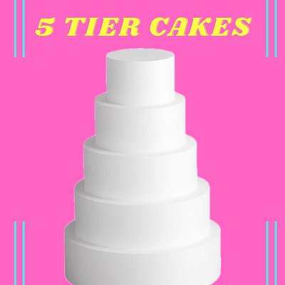 5 Tier Cakes