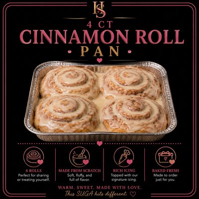 Cinnamon Roll Pan - 4ct