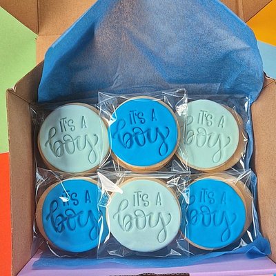 It's A Boy Cookies