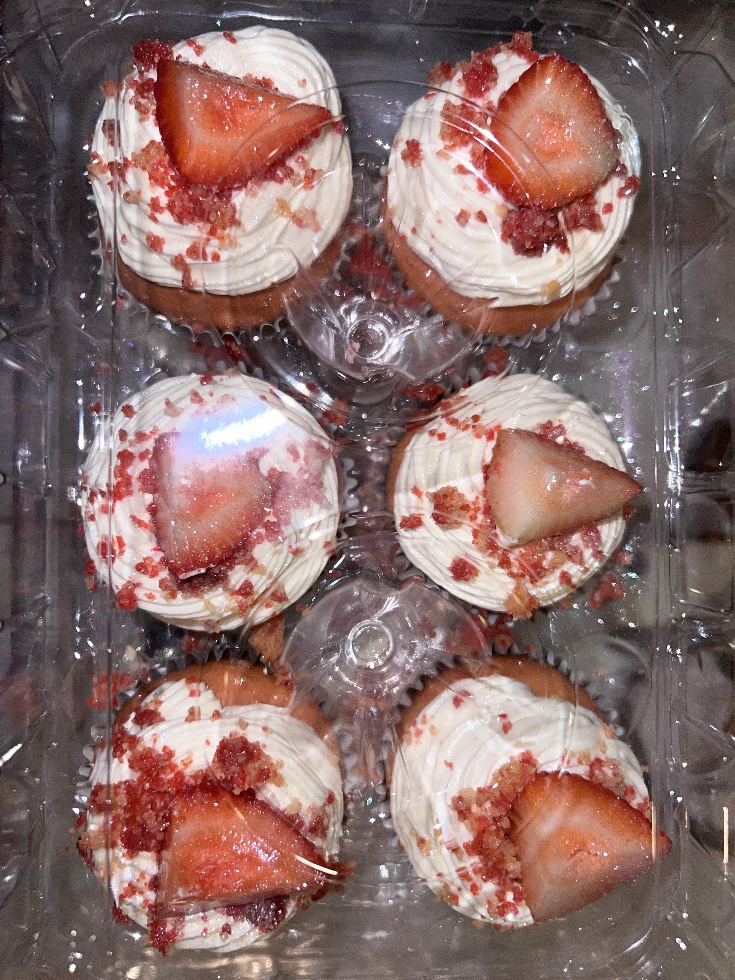 I Dozen  Strawberry Crunch Cupcakes