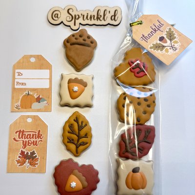 Thanksgiving Sleeve Cookies